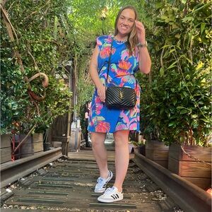 Farm Rio painted Jungle t shirt dress